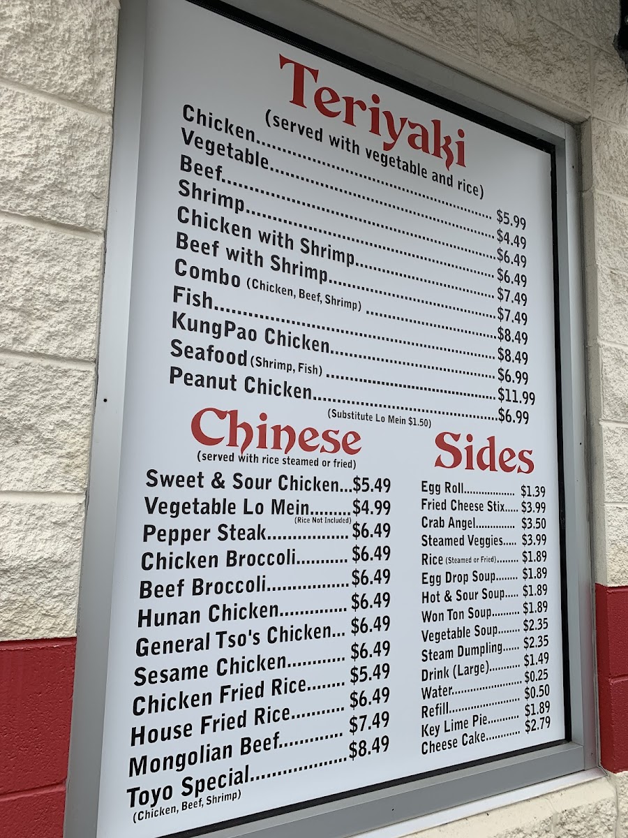 Menu Toyo Japan-2