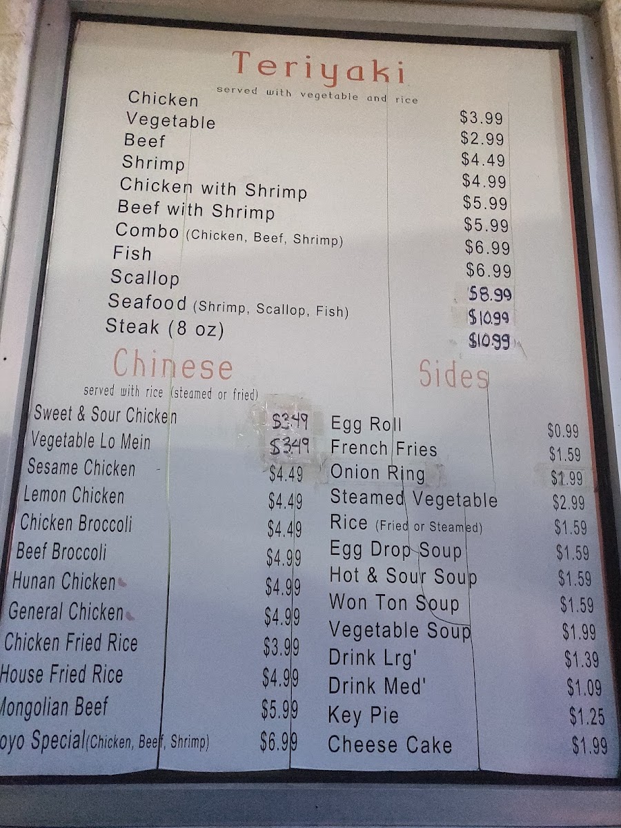 Menu Toyo Japan-5